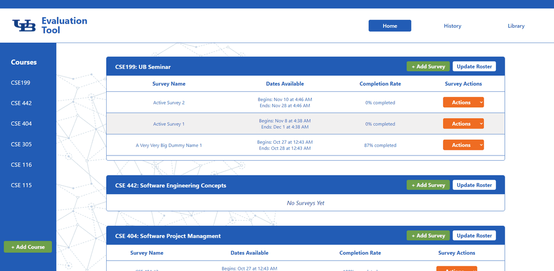 UB Evaluation Tool